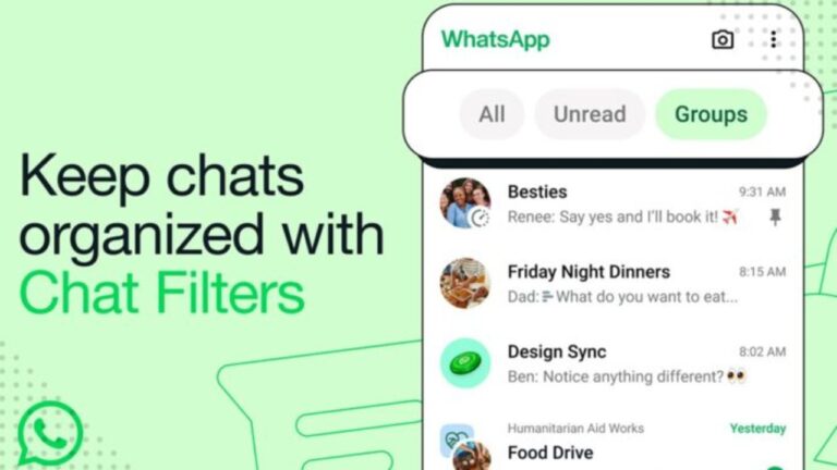 WhatsApp New Feature Chat Filter